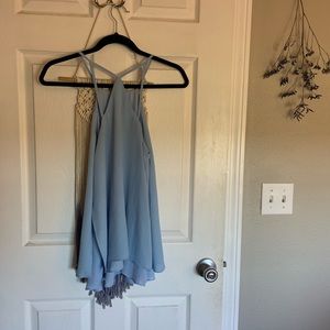Powder blue tank
